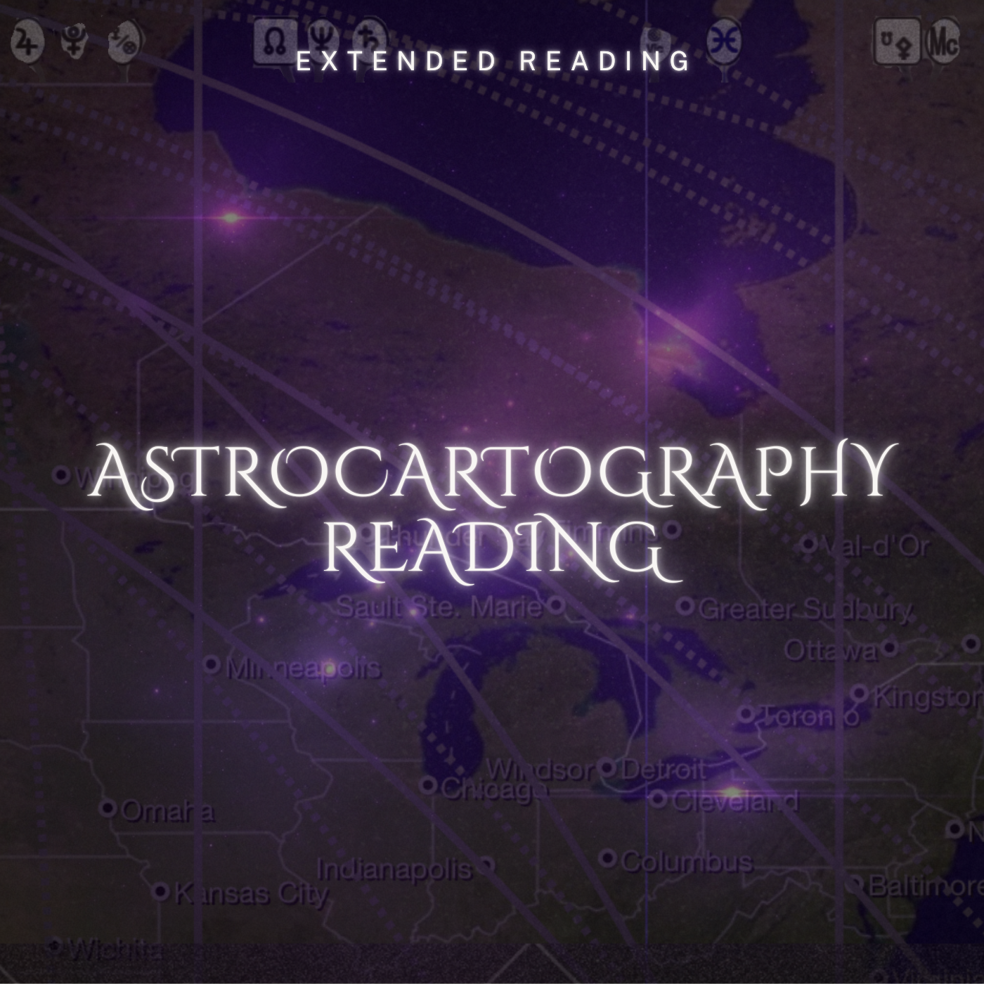 Astrocartography & Relocation; Natal Map Reading (45-60 min)